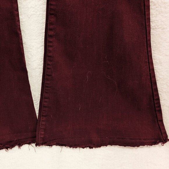 Forever 21 Bordeaux Flare Jeans – High Waist, Size US 26 - Picture 1 of 8